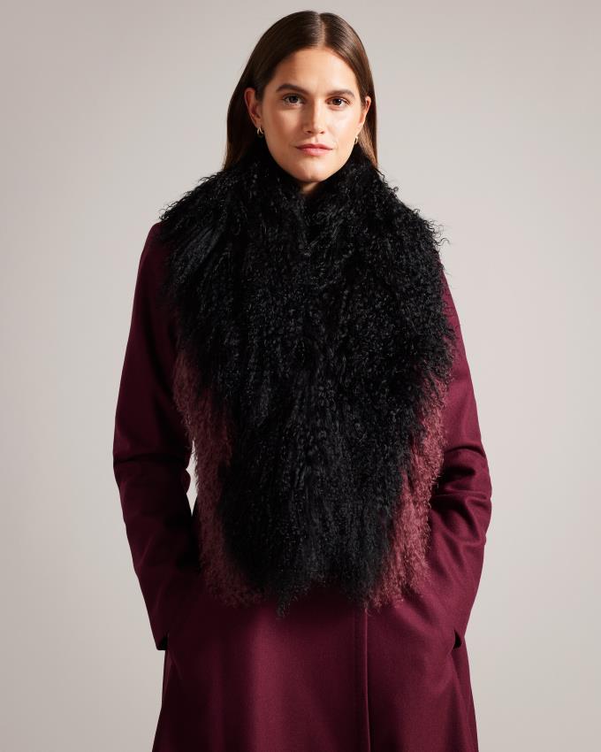 écharpe Ted Baker Shearling Noir Femme | PMO-90297170